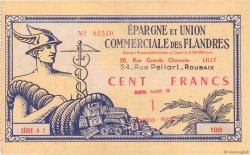 1 NF sur 100 Francs FRANCE Regionalismus und verschiedenen Lille 1959 