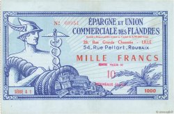 10 NF sur 1000 Francs FRANCE regionalism and miscellaneous Lille 1959 