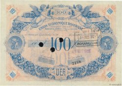 100 Francs Annulé FRANCE Regionalismus und verschiedenen Roanne 1925 