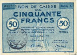 50 Francs FRANCE Regionalismus und verschiedenen Colmar 1940 K.016