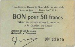 50 Francs FRANCE regionalismo y varios Bruay 1945 K.067.06a