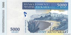 25000 Francs - 5000 Ariary MADAGASCAR  2003 P.084 UNC