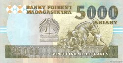 25000 Francs - 5000 Ariary MADAGASCAR  1993 P.074Aa NEUF