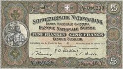 5 Francs SUISSE  1949 P.11n pr.NEUF
