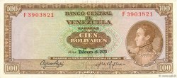100 Bolivares VENEZUELA  1973 P.048j SPL