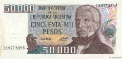 50000 Pesos ARGENTINE  1979 P.307a TTB+