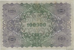 100000 Kronen AUSTRIA  1922 P.081 VF-