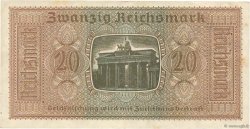 20 Reichsmark DEUTSCHLAND  1940 P.R139 fVZ