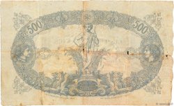 500 Francs ALGERIA  1924 P.075b q.MB