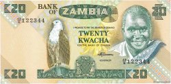 20 Kwacha ZAMBIA  1980 P.27e