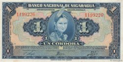 1 Cordoba NICARAGUA  1941 P.090a UNC