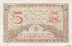 5 Francs MADAGASCAR  1937 P.035 pr.SUP