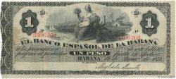 1 Peso KUBA  1872 P.027a