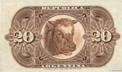 20 Centavos ARGENTINIEN  1884 P.007a VZ