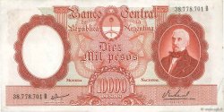 10000 Pesos ARGENTINIEN  1961 P.281b VZ
