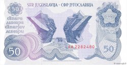 50 Dinara YUGOSLAVIA  1990 P.101a UNC