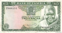 2 Kwacha ZAMBIE  1974 P.20a TB+
