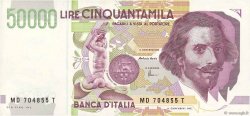 50000 Lire ITALIA  1992 P.116c
