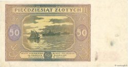 50 Zlotych POLOGNE  1946 P.128 TTB
