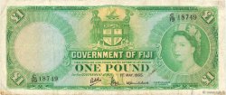 1 Pound FIDJI  1965 P.053g