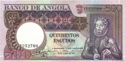 500 Escudos ANGOLA  1973 P.107 SC+