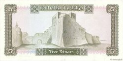 5 Dinars LIBIA  1972 P.36b MBC a EBC