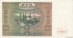 100 Zlotych POLAND  1941 P.103 AU