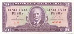 50 Pesos CUBA  1961 P.098a
