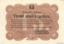 15 Pengö Krajczar HUNGRíA  1849 PS.121