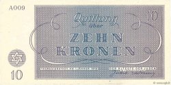 10 Kronen ISRAËL Terezin / Theresienstadt 1943 WW II.704 NEUF