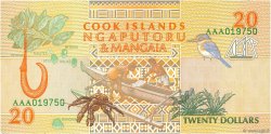 20 Dollars ISOLE COOK  1992 P.09a