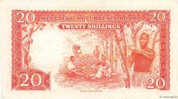 20 Shillings BRITISCH-WESTAFRIKA  1954 P.10a fST