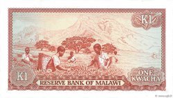1 Kwacha MALAWI  1983 P.14f UNC-