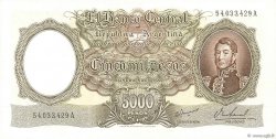 5000 Pesos ARGENTINIEN  1962 P.280b fST