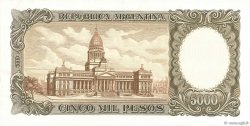 5000 Pesos ARGENTINE  1962 P.280b SPL