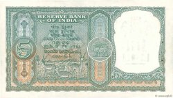 5 Rupees INDIA  1957 P.035b AU