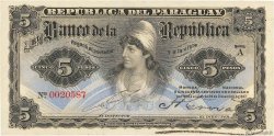 5 Pesos PARAGUAY  1907 P.156 SC+