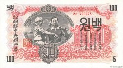 100 Won COREA DEL NORTE  1947 P.11b