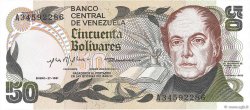 50 Bolivares VENEZUELA  1981 P.058 FDC