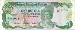 1 Dollar BELIZE  1987 P.46c TTB