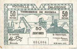 50 Centimes NEW CALEDONIA  1943 P.54