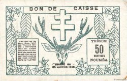 50 Centimes NOUVELLE CALÉDONIE  1943 P.54 MBC+
