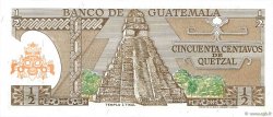 50 Centavos de Quetzal GUATEMALA  1983 P.058c UNC