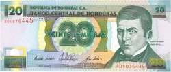 20 Lempiras HONDURAS  1993 P.073a SC+