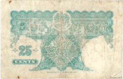 25 Cents MALAYA  1940 P.03 B