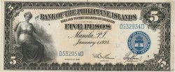 5 Pesos PHILIPPINES  1928 P.016