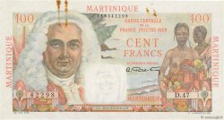 100 Francs La Bourdonnais MARTINIQUE  1946 P.31a SUP+