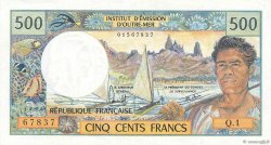 500 Francs TAHITI  1977 P.25b1
