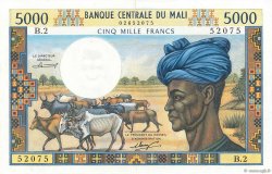 5000 Francs MALI  1973 P.14a AU-