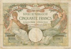 50 Francs MADAGASCAR  1948 P.038 RC+